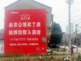 景谷墙体广告在乡镇、农村市场的媒体优势