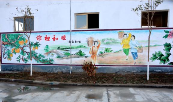 景谷乡镇文化墙 乡风文明焕发新活力