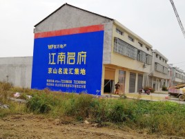 景谷农村墙体广告在不同形式上面展现的不同特色