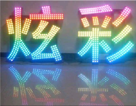 景谷LED发光字开始流行的原因。