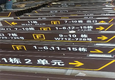 景谷广告标识中，常见的几种安装方式。