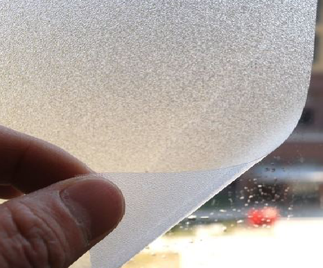 景谷玻璃门外面粘广告用什么材料好？